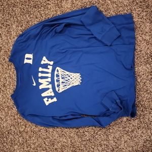 Mens L Nike Duke "Family" Long Sleeve Shirt